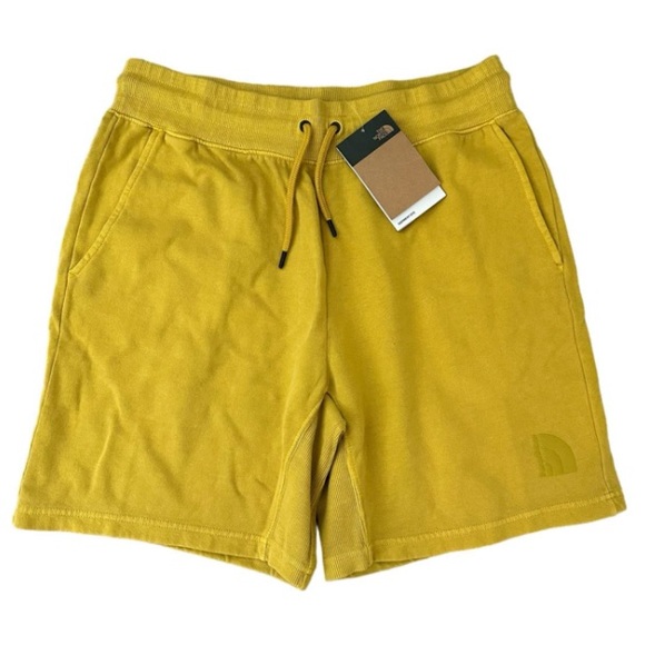 The North Face Other - NWT THE NORTH FACE Men’s Garment Dye 7" Fleece Shorts, M, Mineral Gold $55 MSRP